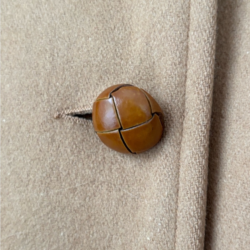 Vintage Luxury! Anne Marie Beretta for Romosport Tan belted Double-Breasted Coat - Picture 5 of 16